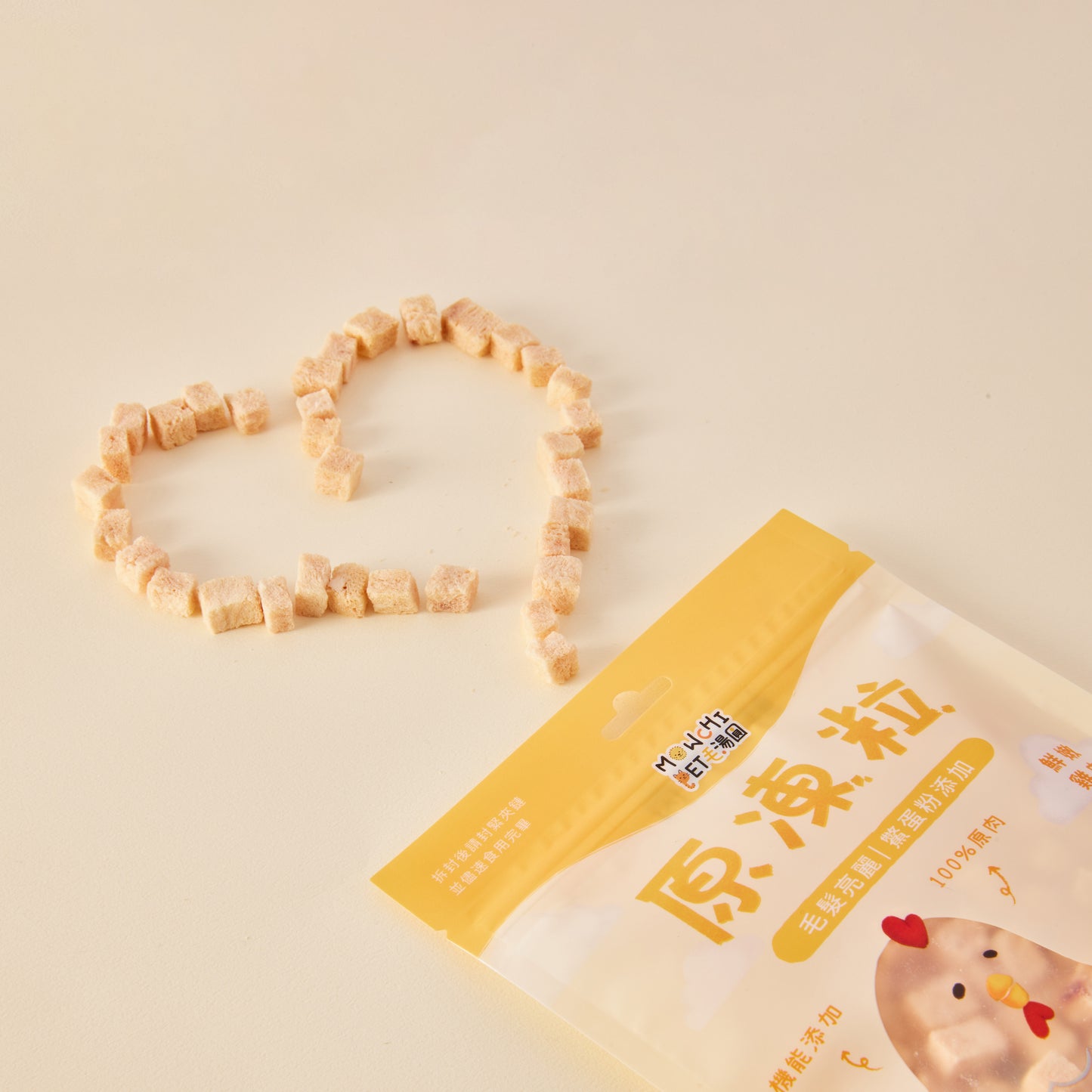 毛湯圓【原凍粒】鮮嫩雞肉x鱉蛋粉 (毛髮亮麗) 35g (貓狗適用)