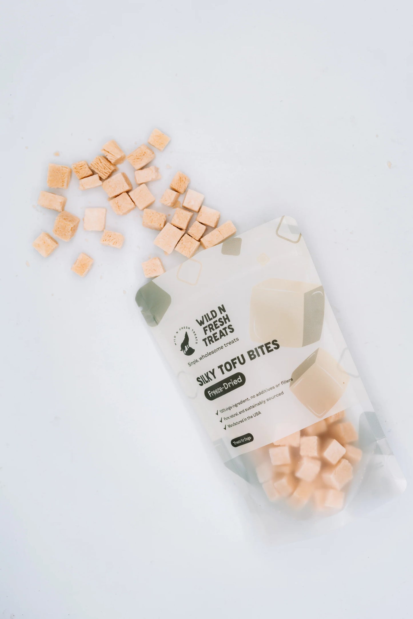 美國Wild n Fresh 凍乾絲滑豆腐塊 4oz