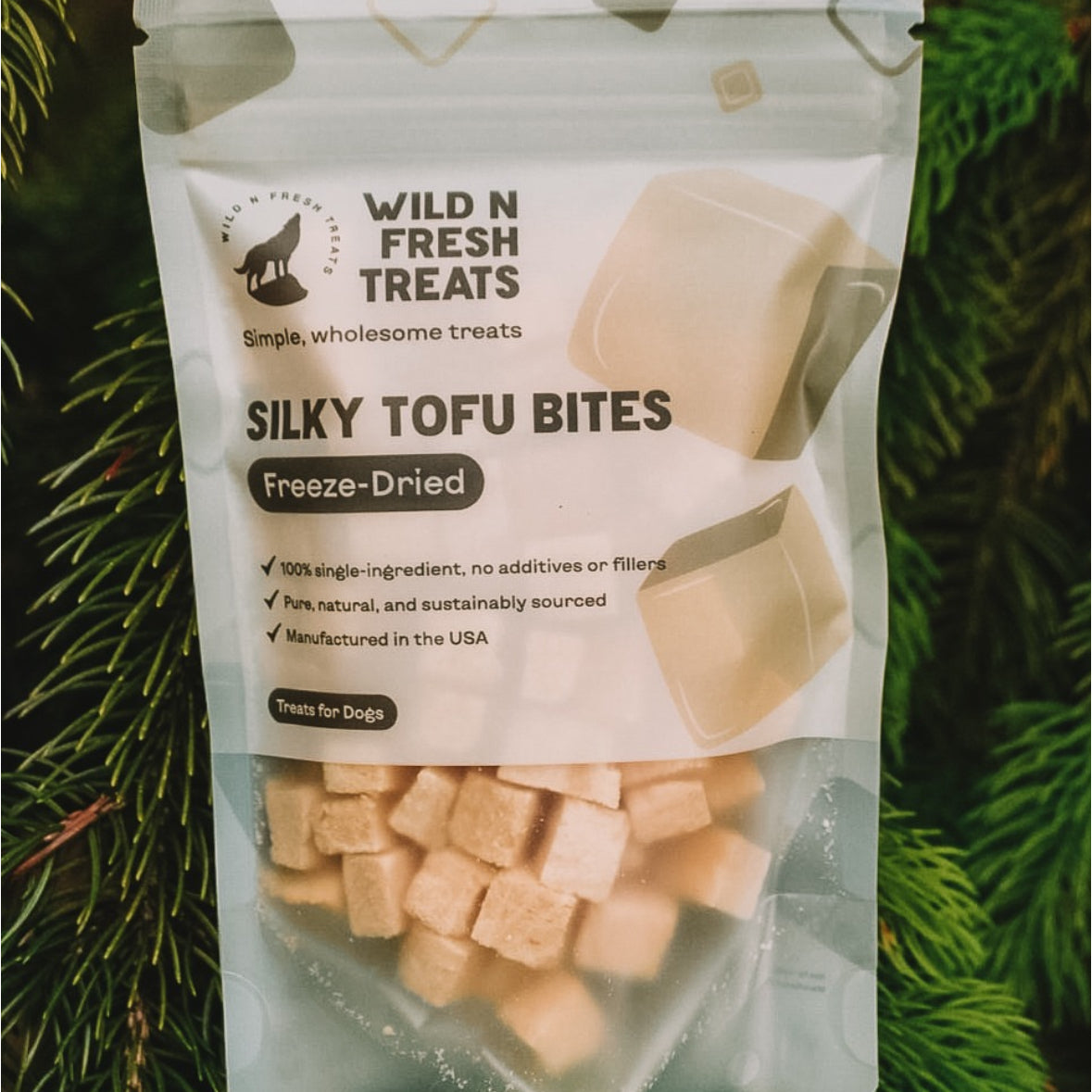 美國Wild n Fresh 凍乾絲滑豆腐塊 4oz