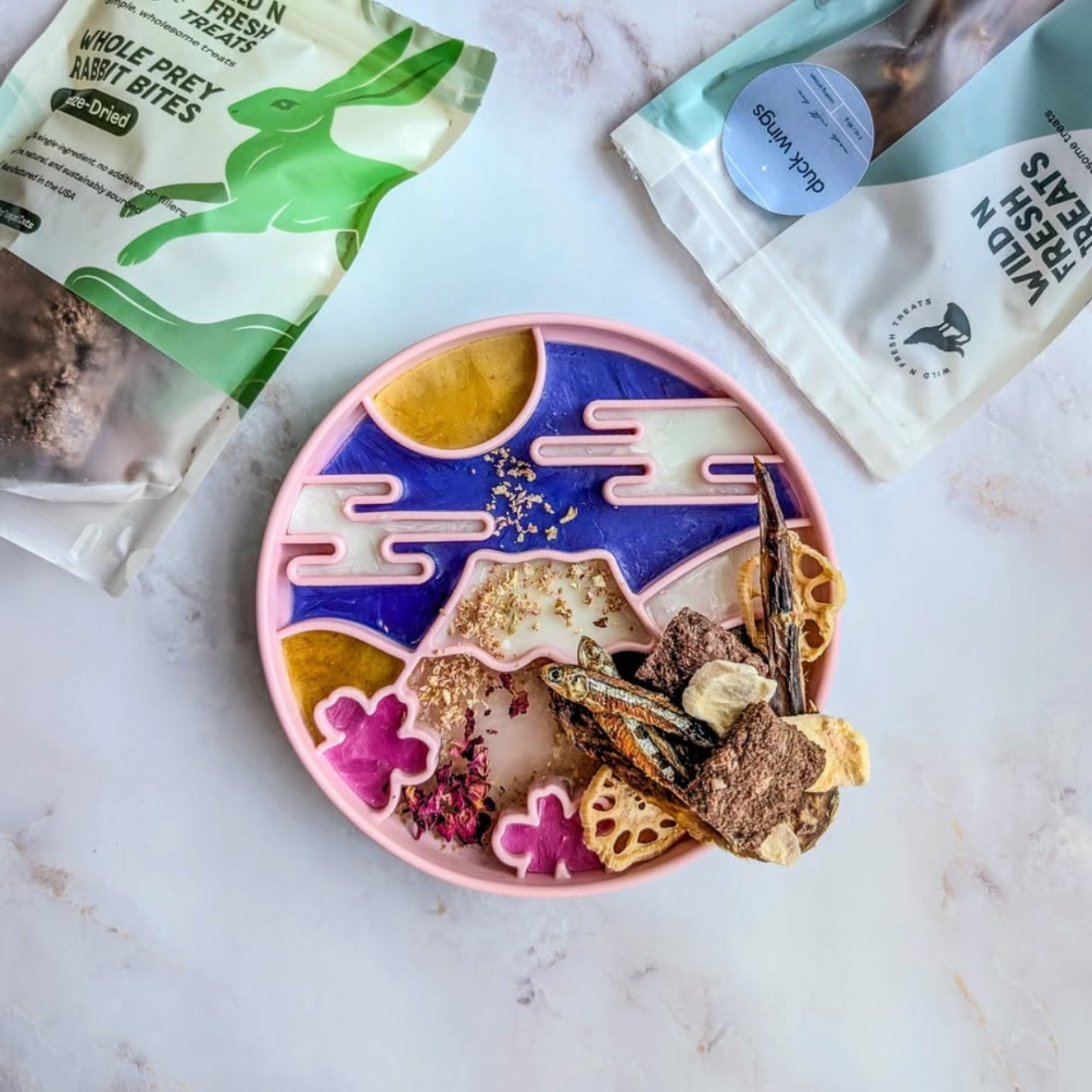 美國Wild N Fresh 限定日系Yama慢食餐墊(Blush)