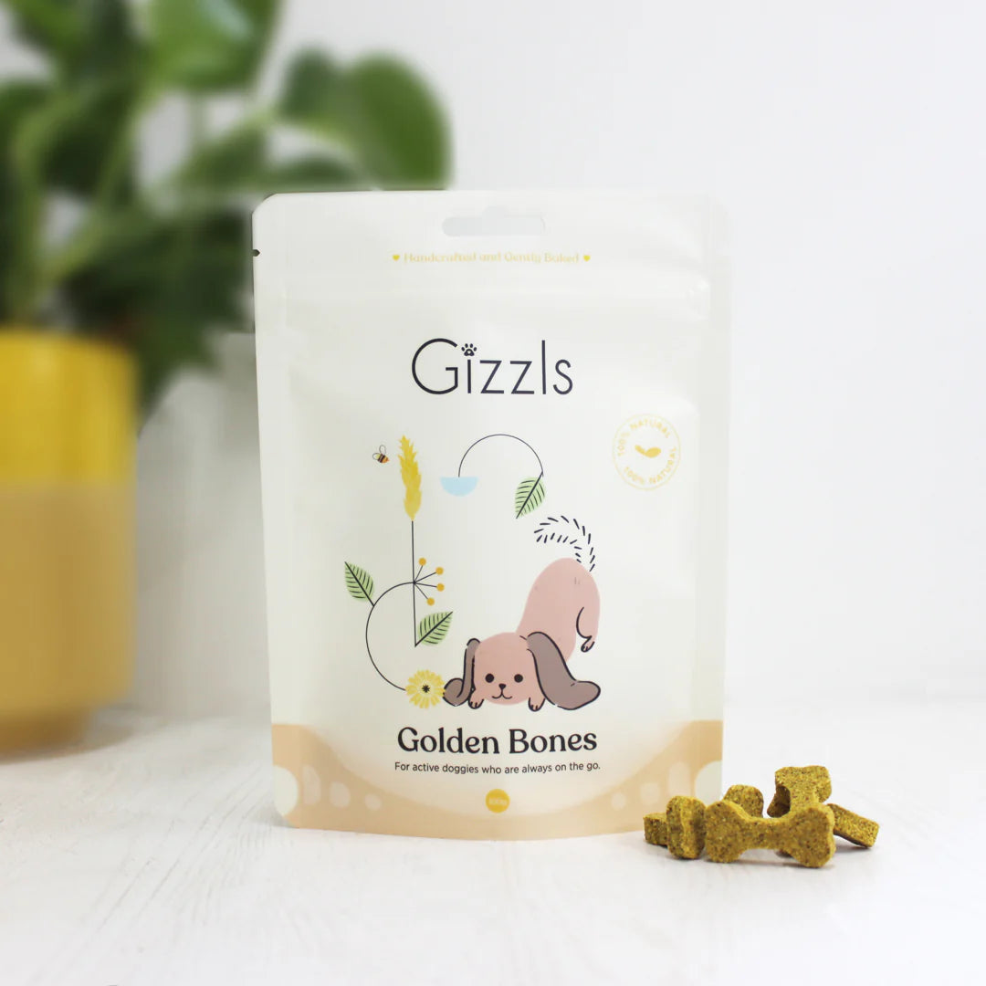 英國Gizzls 100%天然Golden Bone關節健康狗狗零食(100g)