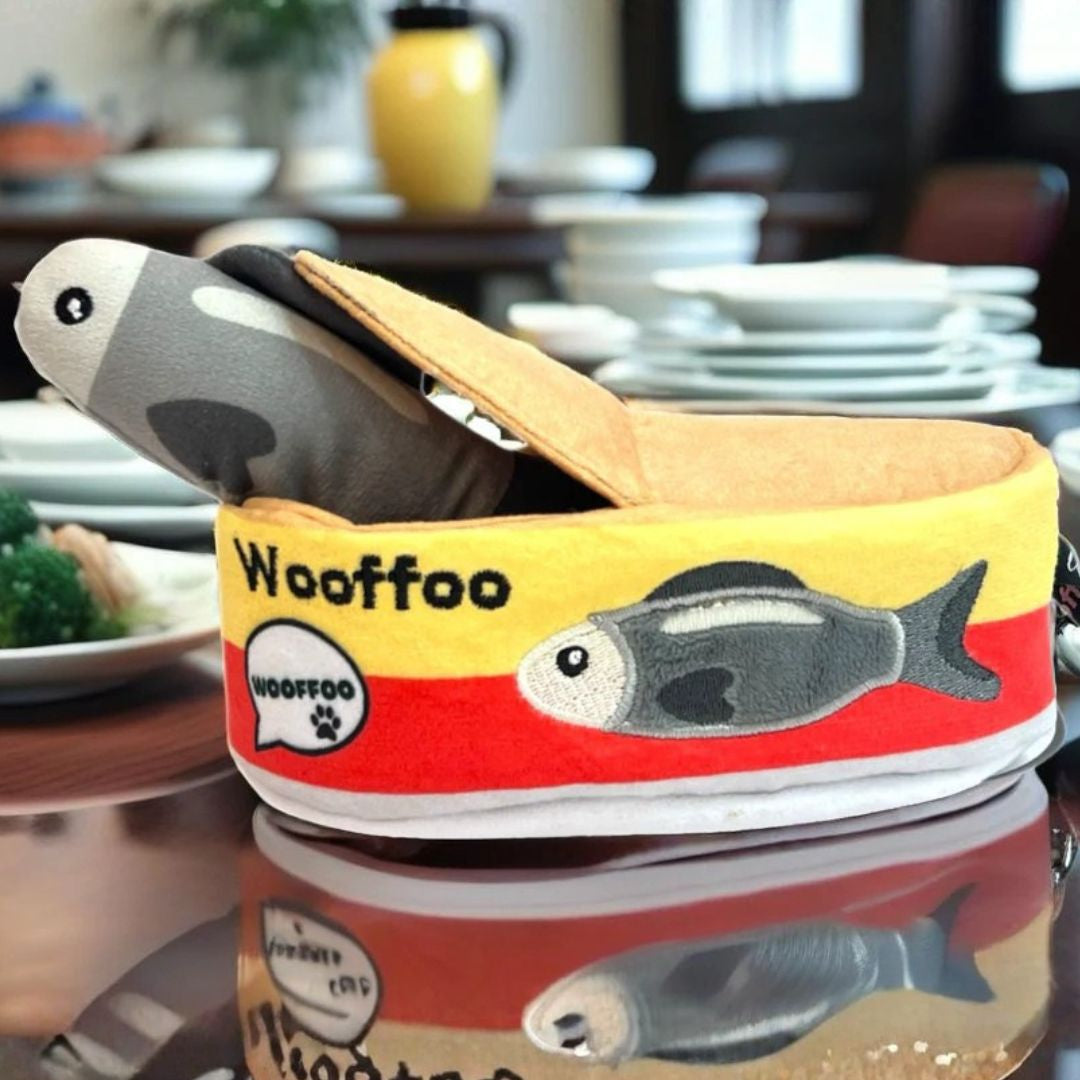 加拿大WOOFFOO豆豉鯪魚聞嗅寵物玩具