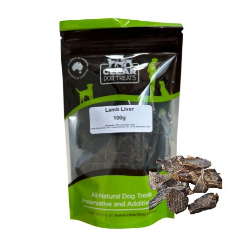 澳洲Clear Dog Treats脫水羊肝塊 100g