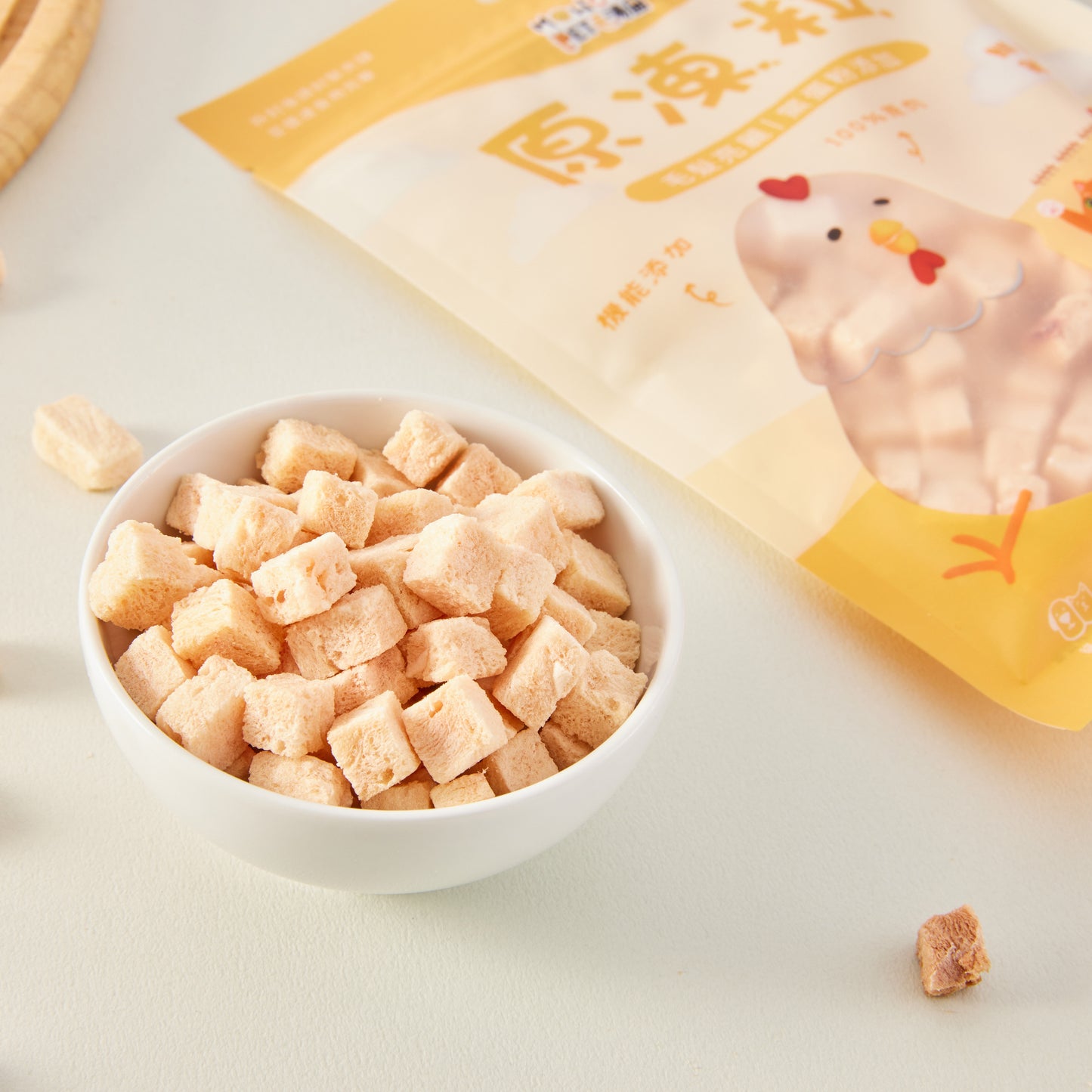 毛湯圓【原凍粒】鮮嫩雞肉x鱉蛋粉 (毛髮亮麗) 35g （貓狗適用）
