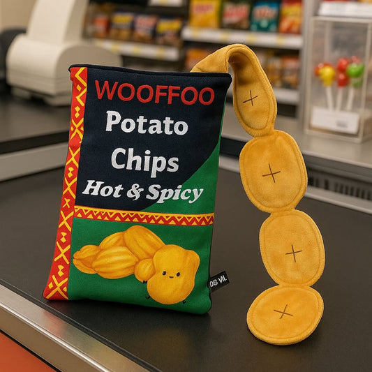 加拿大WOOFFOO熱浪薯片發聲聞嗅寵物玩具