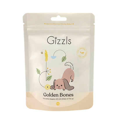 英國Gizzls 100％天然Golden Bone關節健康狗狗零食(100g)