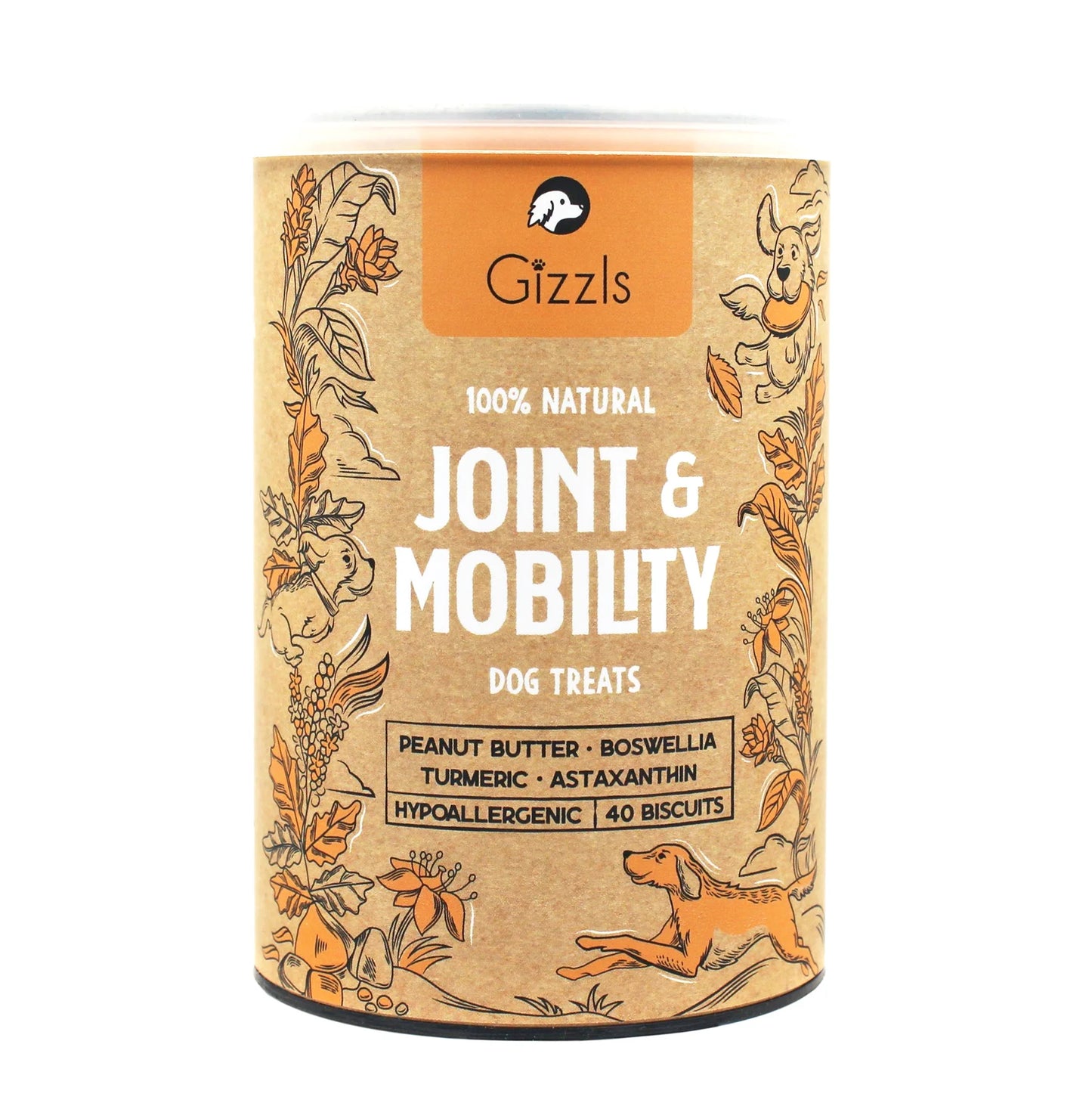 英國Gizzls 100％天然JOINT & MOBILITY關節保健餅乾(40粒)